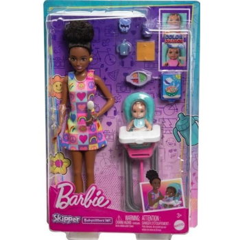 Barbie Skipper zestaw opiekunka HTK34